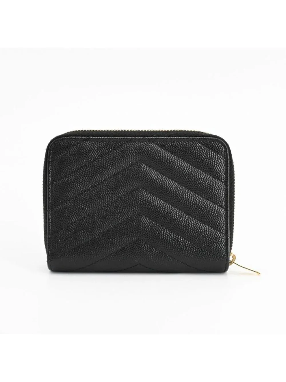Saint Laurent Compact Wallet Zip Around